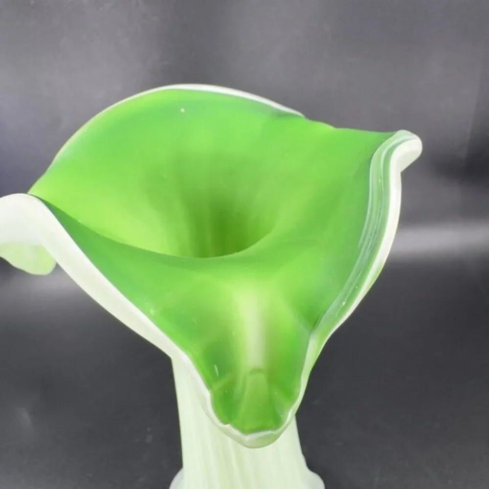 Glass Vase vintage 1970s